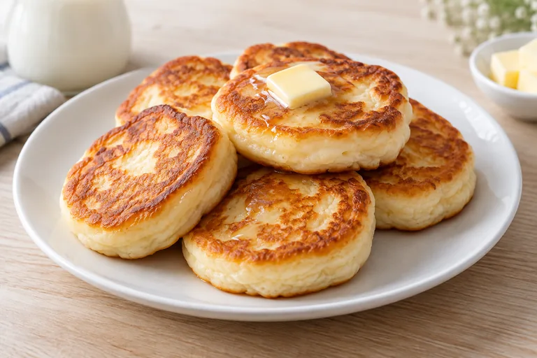 Fluffige Milchpfannkuchen
