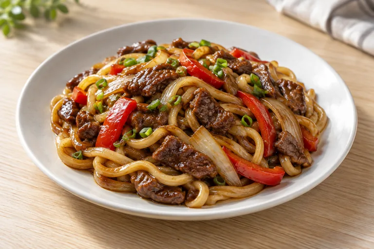 Teriyaki Soslu Dana Eti Udon
